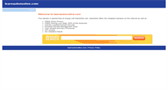 Desktop Screenshot of learnautomotive.com